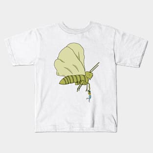 Moth Girl Kids T-Shirt